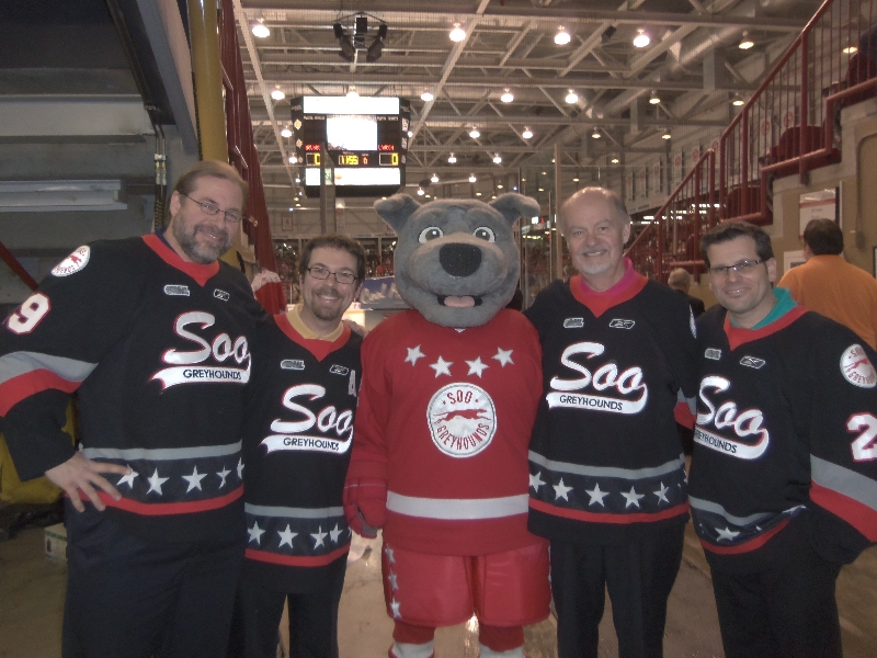 2012 - Foreign Accord  perform anthem at Soo Greyhound game - Jan.15 2012